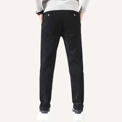 Velvet Slim Fit Trousers Versailles