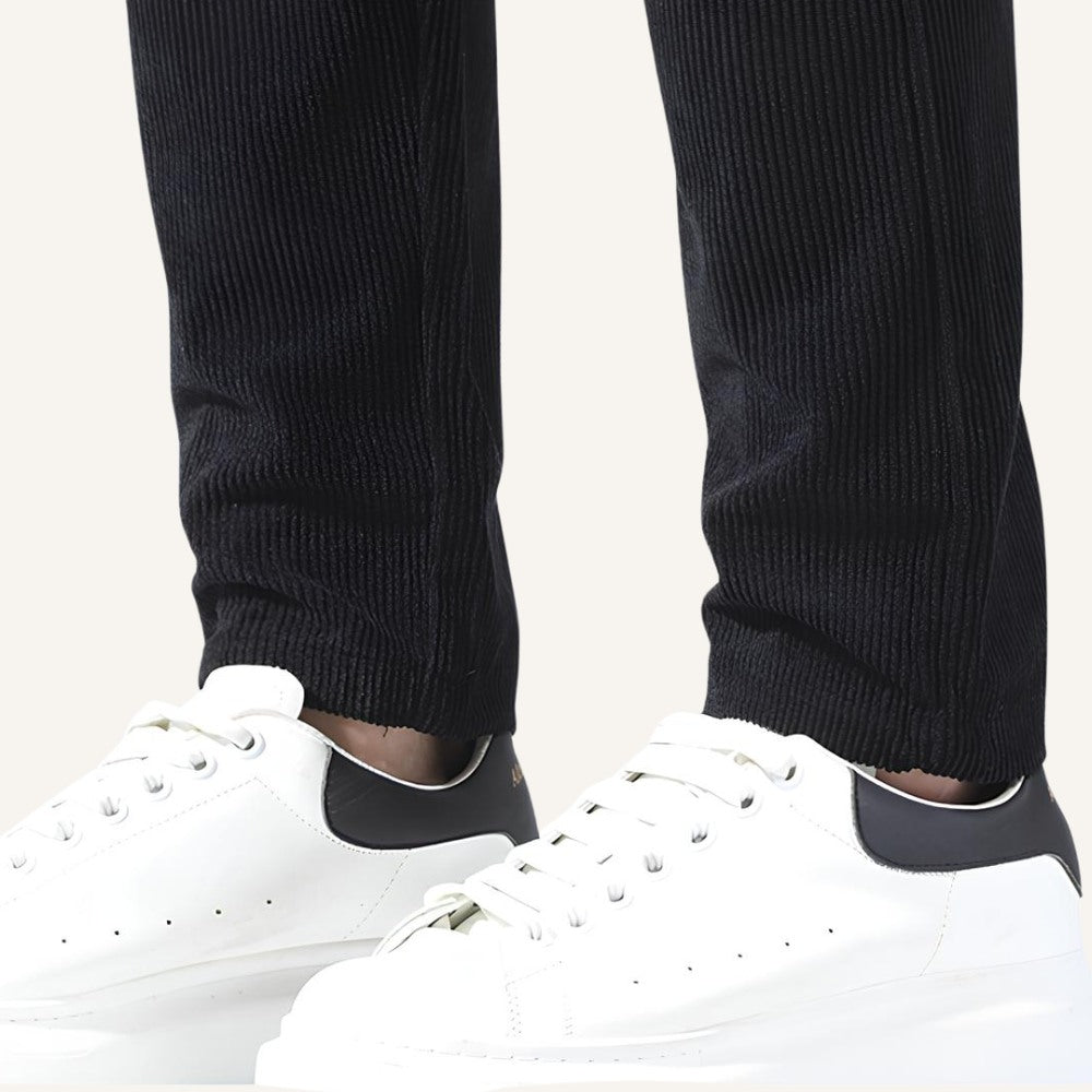 Velvet Slim Fit Trousers Versailles