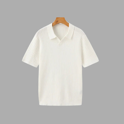 Sollome Heritage Rib-Knit Polo