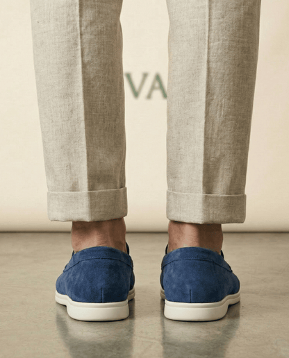Riviera Suede Loafer Classic Form