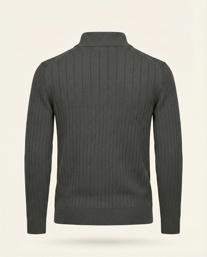 Quarter-Zip Sweater Ribbed Heritage