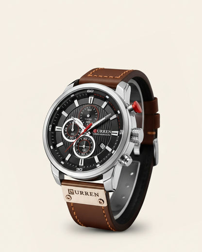 Men's Chronograph Premium Leather Watch - Dominus