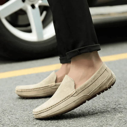 Suede Loafers Ivory Walk