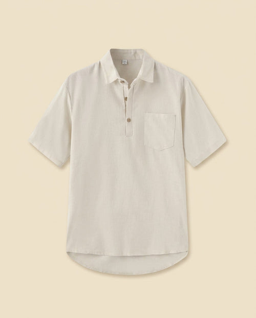 CB Refined Linen Resort Polo