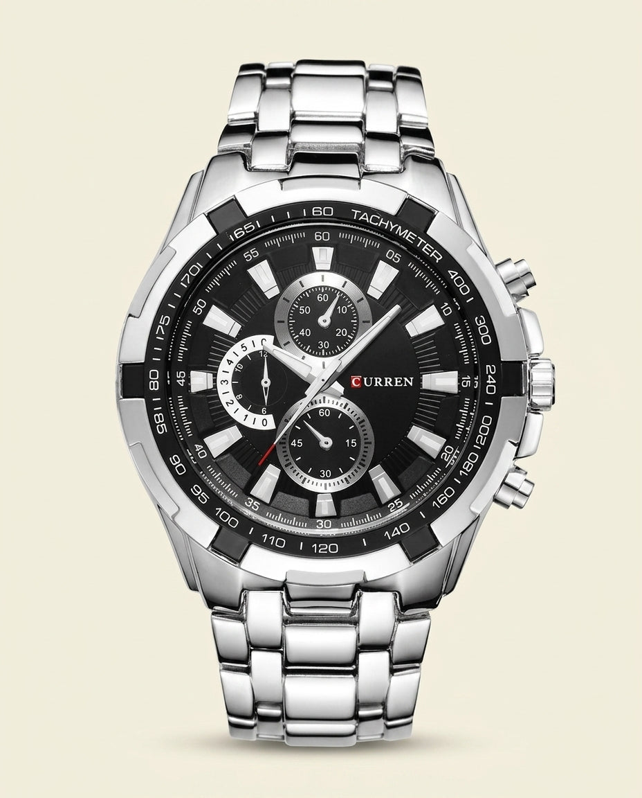 CR Elite Chronograph Steel Watch