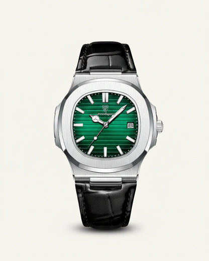 The Black Leather Watch