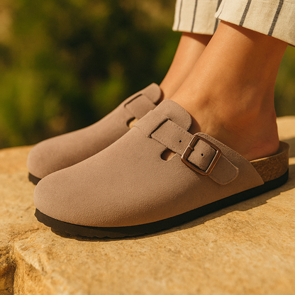 Open Back Loafer Suede Classic