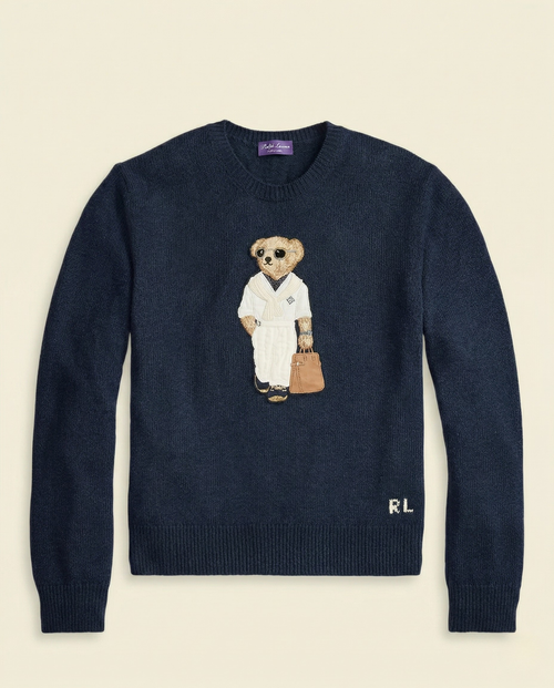 RL Polo Bear Robe Knit Sweater
